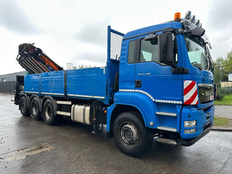 MAN TGS 35.400 8x4 TRIDEM + (32.5m) KRAN HMF 4720 K6 + JIB FJ1000 K4 - PLATFORM 6m - LIFT/STEERING - RADIO - 5E F - BE TRUCK - Kamion sa tovarnim sandukom, Kamion sa dizalicom: slika 1 MAN TGS 35.400 8x4 TRIDEM + (32.5m) KRAN HMF 4720 K6 + JIB FJ1000 K4 - PLATFORM 6m - LIFT/STEERING - RADIO - 5E F - BE TRUCK - Kamion sa tovarnim sandukom, Kamion sa dizalicom: slika 1