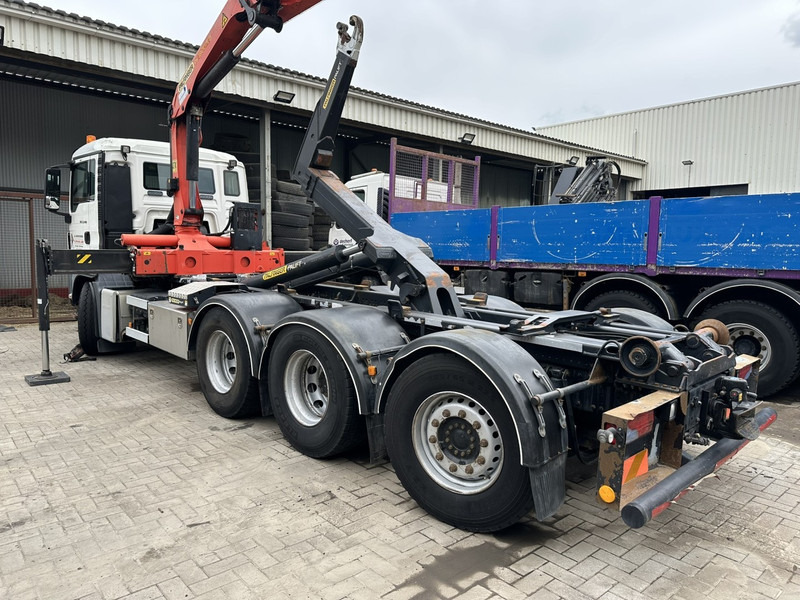 MAN TGS 35.400 8x4 TRIDEM HOOKLIFT T22 + CRANE PALFINGER PK 18001 EH + RADIO - EURO 5 - LIFT/STEERING AXLE - BE TRUCK - Kamion sa hidrauličnom kukom, Kamion sa dizalicom: slika 4 MAN TGS 35.400 8x4 TRIDEM HOOKLIFT T22 + CRANE PALFINGER PK 18001 EH + RADIO - EURO 5 - LIFT/STEERING AXLE - BE TRUCK - Kamion sa hidrauličnom kukom, Kamion sa dizalicom: slika 4
