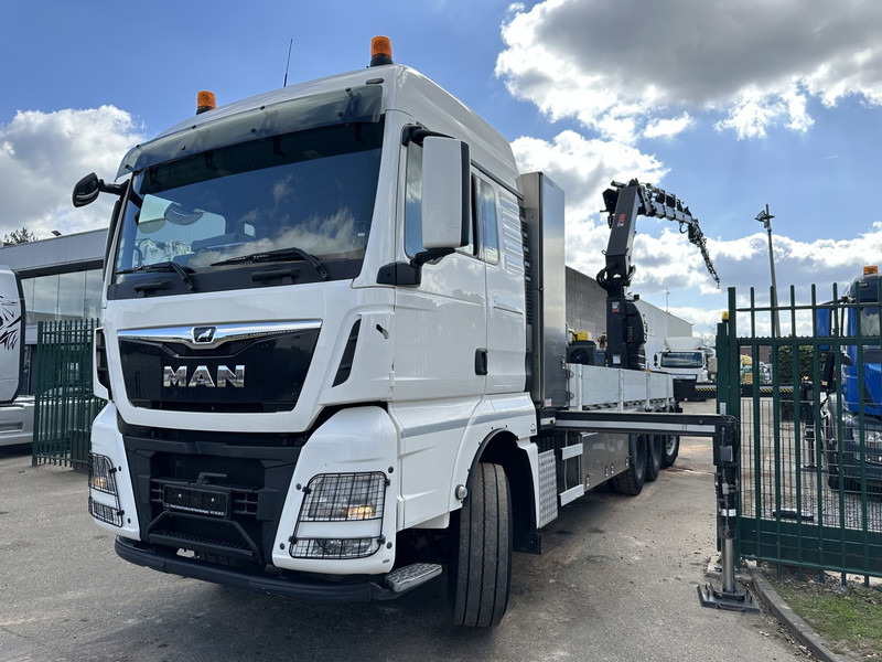 MAN TGX 35.420 8x4-4 TRIDEM + CRANE (26m!) HIAB X-HIPRO 408 E-5 + JIB 100X-5 - PLATFORM 6m40 - *306.245km* - BE TRUCK - Kamion sa dizalicom: slika 2 MAN TGX 35.420 8x4-4 TRIDEM + CRANE (26m!) HIAB X-HIPRO 408 E-5 + JIB 100X-5 - PLATFORM 6m40 - *306.245km* - BE TRUCK - Kamion sa dizalicom: slika 2