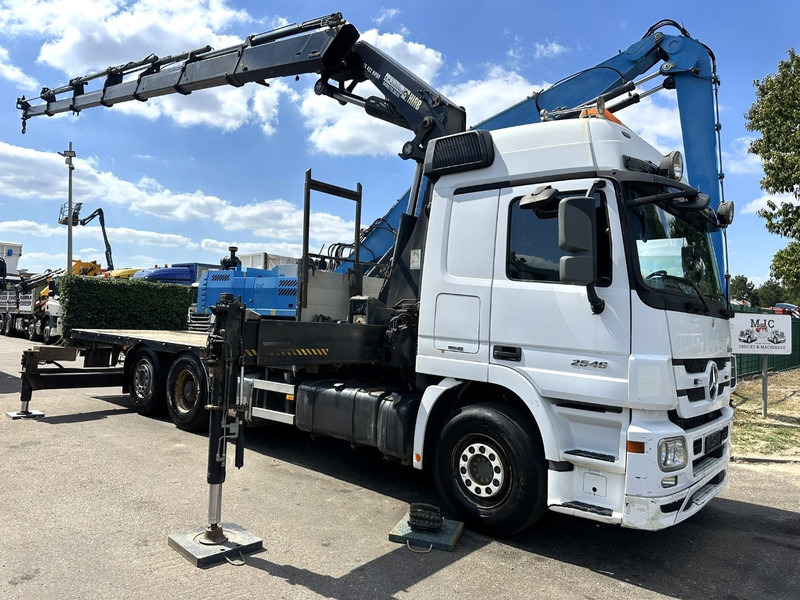 Mercedes-Benz ACTROS 2546 6x2 PRITSCHE + KRAN HIAB 422 EP-6 HIPRO - *415.000km* - PLATFORM 6m50 - LIFT AXLE - MP 3 - EURO 5 - BELGIAN PAPERS - Kamion sa tovarnim sandukom, Kamion sa dizalicom: slika 2 Mercedes-Benz ACTROS 2546 6x2 PRITSCHE + KRAN HIAB 422 EP-6 HIPRO - *415.000km* - PLATFORM 6m50 - LIFT AXLE - MP 3 - EURO 5 - BELGIAN PAPERS - Kamion sa tovarnim sandukom, Kamion sa dizalicom: slika 2