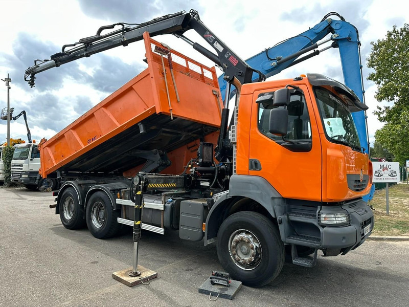 Renault KERAX 380 DXI 6x4 TIPPER + CRANE HIAB 144 B-3 - RADIO - *246.000km* - RETARDER - BORDMATIC - EURO 5 - Istovarivač, Kamion sa dizalicom: slika 1 Renault KERAX 380 DXI 6x4 TIPPER + CRANE HIAB 144 B-3 - RADIO - *246.000km* - RETARDER - BORDMATIC - EURO 5 - Istovarivač, Kamion sa dizalicom: slika 1