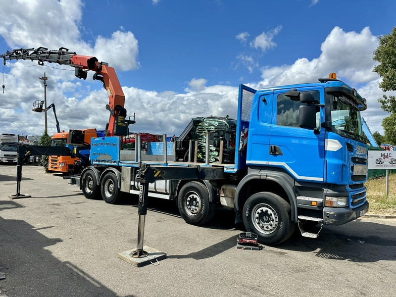 Scania G440 8x4 + (26.5m!) CRANE PALFINGER PK78002 SH G 8x + 1 + WINCH - PLATFORM 6m25 - MANUAL - HUB REDUCTION - STEEL SPRING - EURO 5 - BE TRUCK - Kamion sa dizalicom: slika 1 Scania G440 8x4 + (26.5m!) CRANE PALFINGER PK78002 SH G 8x + 1 + WINCH - PLATFORM 6m25 - MANUAL - HUB REDUCTION - STEEL SPRING - EURO 5 - BE TRUCK - Kamion sa dizalicom: slika 1