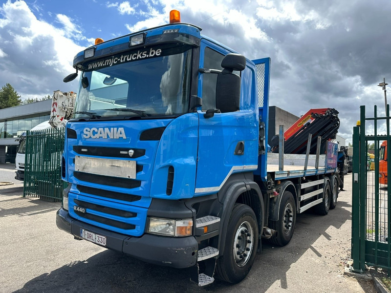 Scania G440 8x4 + (26.5m!) CRANE PALFINGER PK78002 SH G 8x + 1 + WINCH - PLATFORM 6m25 - MANUAL - HUB REDUCTION - STEEL SPRING - EURO 5 - BE TRUCK - Kamion sa dizalicom: slika 3 Scania G440 8x4 + (26.5m!) CRANE PALFINGER PK78002 SH G 8x + 1 + WINCH - PLATFORM 6m25 - MANUAL - HUB REDUCTION - STEEL SPRING - EURO 5 - BE TRUCK - Kamion sa dizalicom: slika 3