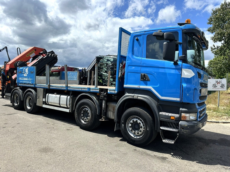 Scania G440 8x4 PRITSCHE + KRAN (26.5m!) PALFINGER PK78002 SH G 8x + 1 + WINCH - PLATFORM 6m25 - MANUAL - HUB REDUCTION - STEEL SPRING - EURO 5 - BE TRUCK - Kamion sa tovarnim sandukom, Kamion sa dizalicom: slika 1 Scania G440 8x4 PRITSCHE + KRAN (26.5m!) PALFINGER PK78002 SH G 8x + 1 + WINCH - PLATFORM 6m25 - MANUAL - HUB REDUCTION - STEEL SPRING - EURO 5 - BE TRUCK - Kamion sa tovarnim sandukom, Kamion sa dizalicom: slika 1
