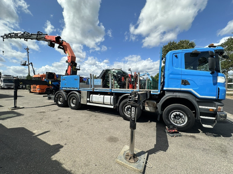 Scania G440 8x4 PRITSCHE + KRAN (26.5m!) PALFINGER PK78002 SH G 8x + 1 + WINCH - PLATFORM 6m25 - MANUAL - HUB REDUCTION - STEEL SPRING - EURO 5 - BE TRUCK - Kamion sa tovarnim sandukom, Kamion sa dizalicom: slika 4 Scania G440 8x4 PRITSCHE + KRAN (26.5m!) PALFINGER PK78002 SH G 8x + 1 + WINCH - PLATFORM 6m25 - MANUAL - HUB REDUCTION - STEEL SPRING - EURO 5 - BE TRUCK - Kamion sa tovarnim sandukom, Kamion sa dizalicom: slika 4