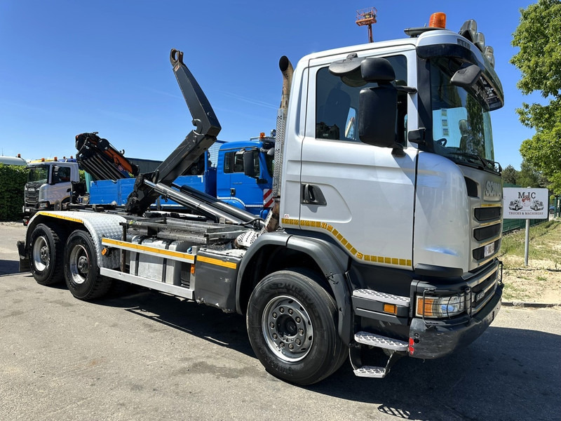 Scania G450 6x4 HOOKLIFT AJK 20T - 5760mm - 3m90 WB - HUB REDUCTION / STEEL SUSP. - EURO 6 - BE TRUCK - Kamion sa hidrauličnom kukom: slika 1 Scania G450 6x4 HOOKLIFT AJK 20T - 5760mm - 3m90 WB - HUB REDUCTION / STEEL SUSP. - EURO 6 - BE TRUCK - Kamion sa hidrauličnom kukom: slika 1