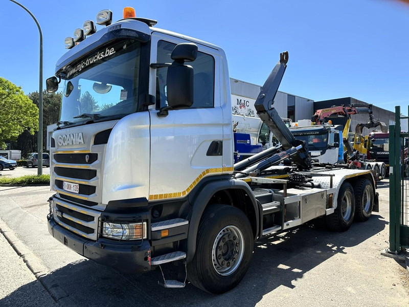 Scania G450 6x4 HOOKLIFT AJK 20T - 5760mm - 3m90 WB - HUB REDUCTION / STEEL SUSP. - EURO 6 - BE TRUCK - Kamion sa hidrauličnom kukom: slika 3 Scania G450 6x4 HOOKLIFT AJK 20T - 5760mm - 3m90 WB - HUB REDUCTION / STEEL SUSP. - EURO 6 - BE TRUCK - Kamion sa hidrauličnom kukom: slika 3