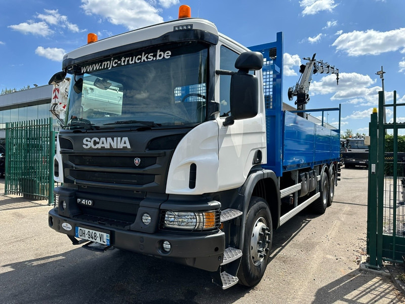 Scania P410 6x4 PRITSCHE + KRAN HIAB 166 ES-4 - RETARDER - ROTATOR - PLATFORM 6m80 - BIG AXLES HUB REDUCTION - STEEL SPRING - Kamion sa tovarnim sandukom, Kamion sa dizalicom: slika 4 Scania P410 6x4 PRITSCHE + KRAN HIAB 166 ES-4 - RETARDER - ROTATOR - PLATFORM 6m80 - BIG AXLES HUB REDUCTION - STEEL SPRING - Kamion sa tovarnim sandukom, Kamion sa dizalicom: slika 4