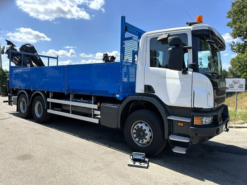 Scania P410 6x4 PRITSCHE + KRAN HIAB 166 ES-4 - RETARDER - ROTATOR - PLATFORM 6m80 - BIG AXLES HUB REDUCTION - STEEL SPRING - Kamion sa tovarnim sandukom, Kamion sa dizalicom: slika 1 Scania P410 6x4 PRITSCHE + KRAN HIAB 166 ES-4 - RETARDER - ROTATOR - PLATFORM 6m80 - BIG AXLES HUB REDUCTION - STEEL SPRING - Kamion sa tovarnim sandukom, Kamion sa dizalicom: slika 1