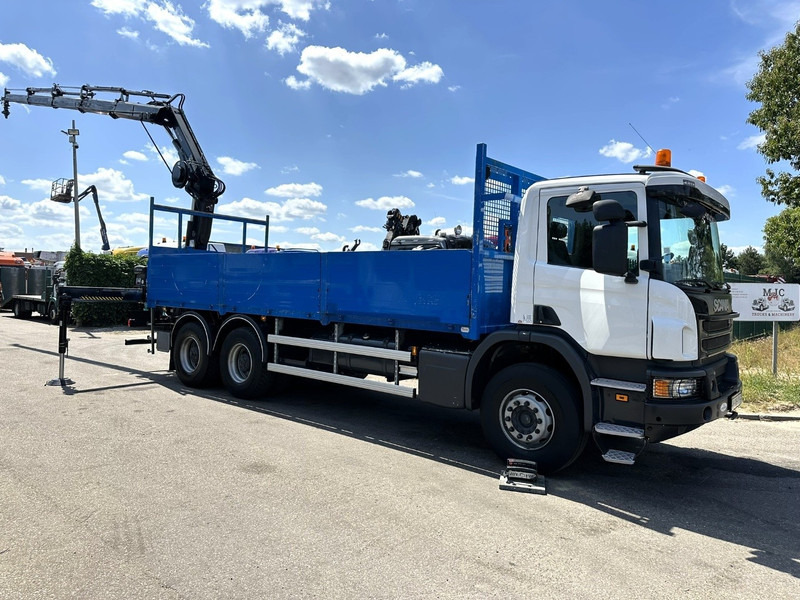 Scania P410 6x4 PRITSCHE + KRAN HIAB 166 ES-4 - RETARDER - ROTATOR - PLATFORM 6m80 - BIG AXLES HUB REDUCTION - STEEL SPRING - Kamion sa tovarnim sandukom, Kamion sa dizalicom: slika 3 Scania P410 6x4 PRITSCHE + KRAN HIAB 166 ES-4 - RETARDER - ROTATOR - PLATFORM 6m80 - BIG AXLES HUB REDUCTION - STEEL SPRING - Kamion sa tovarnim sandukom, Kamion sa dizalicom: slika 3