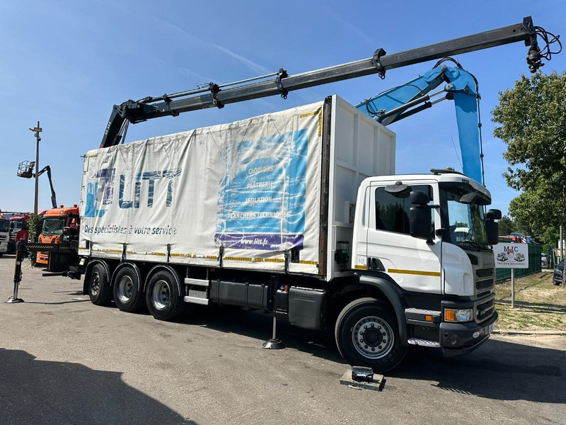 Scania P410 8x4 TRIDEM + CRANE HIAB 244 EP-4 HIDUO - RETARDER - LIFT + STEERING AXLE - *327.000km* - RADIO - Kamion sa dizalicom: slika 1 Scania P410 8x4 TRIDEM + CRANE HIAB 244 EP-4 HIDUO - RETARDER - LIFT + STEERING AXLE - *327.000km* - RADIO - Kamion sa dizalicom: slika 1