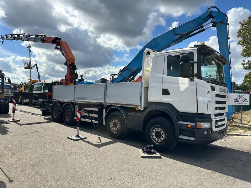 Scania R420 8x4 + CRANE PALFINGER PK44002 F (7x) + Rotator - 6m50 platform - Manual - - Kamion sa tovarnim sandukom, Kamion sa dizalicom: slika 2 Scania R420 8x4 + CRANE PALFINGER PK44002 F (7x) + Rotator - 6m50 platform - Manual - - Kamion sa tovarnim sandukom, Kamion sa dizalicom: slika 2