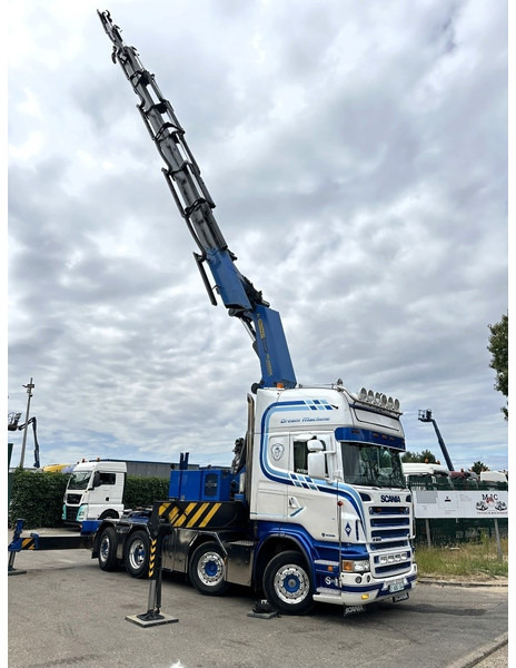 Scania R500 8x2 + CRANE 100Tm! PALFINGER PK100002 G 8x + 1 ME - RETARDER - ALCOA DURA BRIGHT - LIFT + STEERING - 5/6 HYDR F - TÜV 05/2026 - TOP CONDITION - Kamion sa dizalicom: slika 5 Scania R500 8x2 + CRANE 100Tm! PALFINGER PK100002 G 8x + 1 ME - RETARDER - ALCOA DURA BRIGHT - LIFT + STEERING - 5/6 HYDR F - TÜV 05/2026 - TOP CONDITION - Kamion sa dizalicom: slika 5