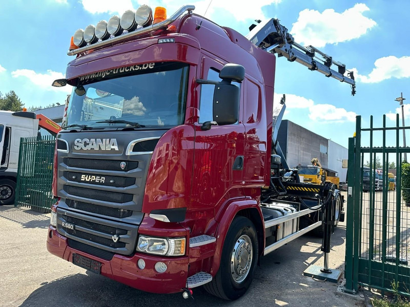 Scania R580 6X2 V8 HOOKLIFT + CRANE HIAB 211 E-4 HIPRO - ROTATOR - RETARDER - ALCOA ALU - RADIO - NL TRUCK - Kamion sa hidrauličnom kukom, Kamion sa dizalicom: slika 3 Scania R580 6X2 V8 HOOKLIFT + CRANE HIAB 211 E-4 HIPRO - ROTATOR - RETARDER - ALCOA ALU - RADIO - NL TRUCK - Kamion sa hidrauličnom kukom, Kamion sa dizalicom: slika 3