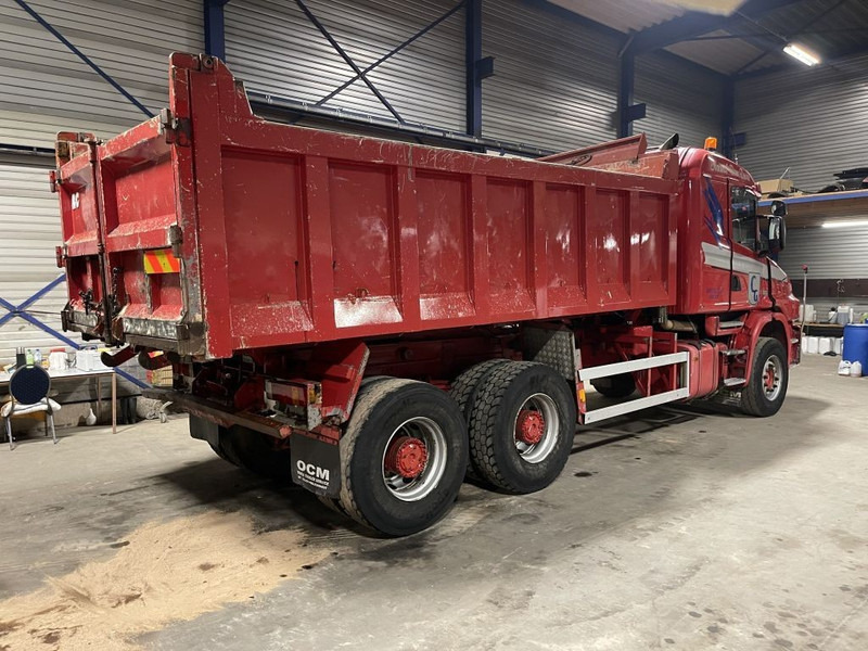 Scania T124-420 TORPEDO HAUBE - 6x4 - KIPPER - MANUAL GRS900 3+3 - STEEL SPRING / BALLIESTAS / LAMES / BLATT - Istovarivač: slika 4 Scania T124-420 TORPEDO HAUBE - 6x4 - KIPPER - MANUAL GRS900 3+3 - STEEL SPRING / BALLIESTAS / LAMES / BLATT - Istovarivač: slika 4