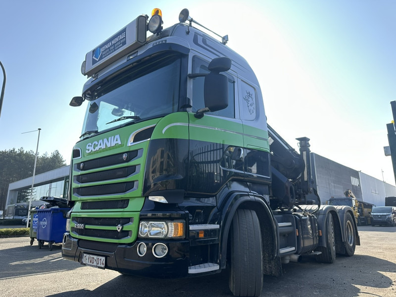 Scania R500 V8 6x2 TRACTOR + CRANE MKG HLK 231 HP (23tm) - 4x HYDR - RADIO - RETARDER - MANUAL - LIFT + STEERING AXLE - Tegljač: slika 4 Scania R500 V8 6x2 TRACTOR + CRANE MKG HLK 231 HP (23tm) - 4x HYDR - RADIO - RETARDER - MANUAL - LIFT + STEERING AXLE - Tegljač: slika 4