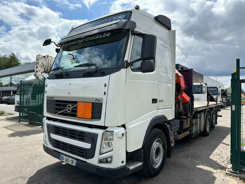 Volvo FH 500 6X2 PRITSCHE + KRAN PALFINGER PK50002 E 6x - RETARDER - PLATFORM 6m20 - TWISTLOCKS 20' - 561.000km - EURO 5 - Kamion sa tovarnim sandukom, Kamion sa dizalicom: slika 4 Volvo FH 500 6X2 PRITSCHE + KRAN PALFINGER PK50002 E 6x - RETARDER - PLATFORM 6m20 - TWISTLOCKS 20' - 561.000km - EURO 5 - Kamion sa tovarnim sandukom, Kamion sa dizalicom: slika 4