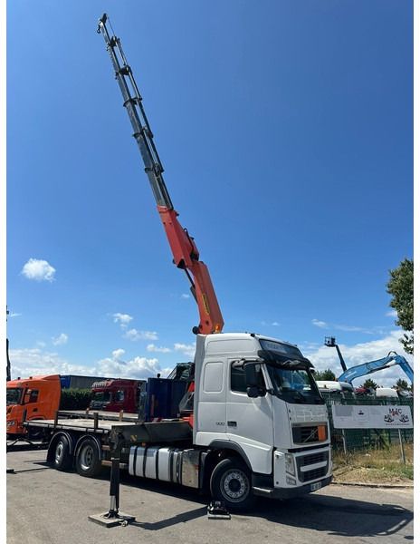 Volvo FH 500 6X2 PRITSCHE + KRAN PALFINGER PK50002 E 6x - RETARDER - PLATFORM 6m20 - TWISTLOCKS 20' - 561.000km - EURO 5 - Kamion sa tovarnim sandukom, Kamion sa dizalicom: slika 3 Volvo FH 500 6X2 PRITSCHE + KRAN PALFINGER PK50002 E 6x - RETARDER - PLATFORM 6m20 - TWISTLOCKS 20' - 561.000km - EURO 5 - Kamion sa tovarnim sandukom, Kamion sa dizalicom: slika 3