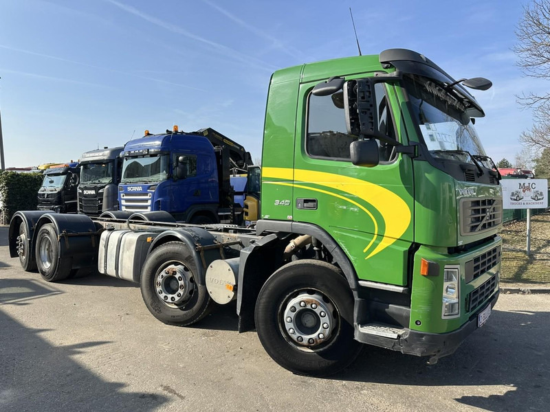 Volvo FM 340 8x2 CHASSIS (7m35) - LIFT+STEERING AXLE - MANUAL GEARBOX - EURO 3 - TÜV 05/2025 - BE TRUCK - Kamion sa golom šasijom i zatvorenom kabinom: slika 1 Volvo FM 340 8x2 CHASSIS (7m35) - LIFT+STEERING AXLE - MANUAL GEARBOX - EURO 3 - TÜV 05/2025 - BE TRUCK - Kamion sa golom šasijom i zatvorenom kabinom: slika 1