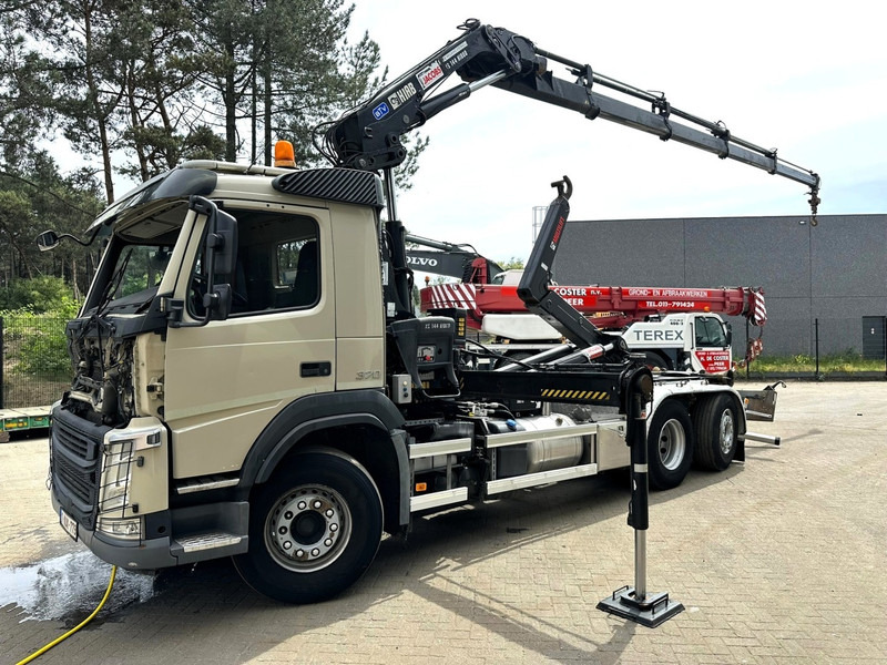 Volvo FM 370 6x2 HOOKLIFT 21T + CRANE HIAB 144 E-4 HIDUO - ENGINE / GEARBOX OK - CHASSIS OK - RUNNING + DRIVING - BE TRUCK - Kamion sa hidrauličnom kukom, Kamion sa dizalicom: slika 2 Volvo FM 370 6x2 HOOKLIFT 21T + CRANE HIAB 144 E-4 HIDUO - ENGINE / GEARBOX OK - CHASSIS OK - RUNNING + DRIVING - BE TRUCK - Kamion sa hidrauličnom kukom, Kamion sa dizalicom: slika 2