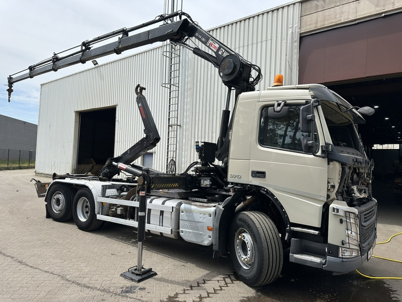 Volvo FM 370 6x2 HOOKLIFT 21T + CRANE HIAB 144 E-4 HIDUO - ENGINE / GEARBOX OK - CHASSIS OK - RUNNING + DRIVING - BE TRUCK - Kamion sa hidrauličnom kukom, Kamion sa dizalicom: slika 1 Volvo FM 370 6x2 HOOKLIFT 21T + CRANE HIAB 144 E-4 HIDUO - ENGINE / GEARBOX OK - CHASSIS OK - RUNNING + DRIVING - BE TRUCK - Kamion sa hidrauličnom kukom, Kamion sa dizalicom: slika 1