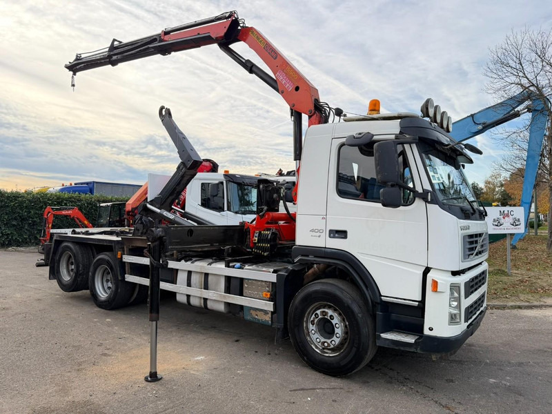 Volvo FM 400 6x2 HOOKLIFT + CRANE PALFINGER PK 15500 B (2x) - 5/6 F - MANUAL - EURO 4 - BE TRUCK - Kamion sa hidrauličnom kukom, Kamion sa dizalicom: slika 1 Volvo FM 400 6x2 HOOKLIFT + CRANE PALFINGER PK 15500 B (2x) - 5/6 F - MANUAL - EURO 4 - BE TRUCK - Kamion sa hidrauličnom kukom, Kamion sa dizalicom: slika 1
