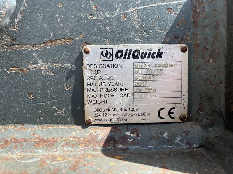 OilQuick OQ70/55 - EC210 / EC220 - Brza spojnica za Građevinska mašina: slika 5 OilQuick OQ70/55 - EC210 / EC220 - Brza spojnica za Građevinska mašina: slika 5