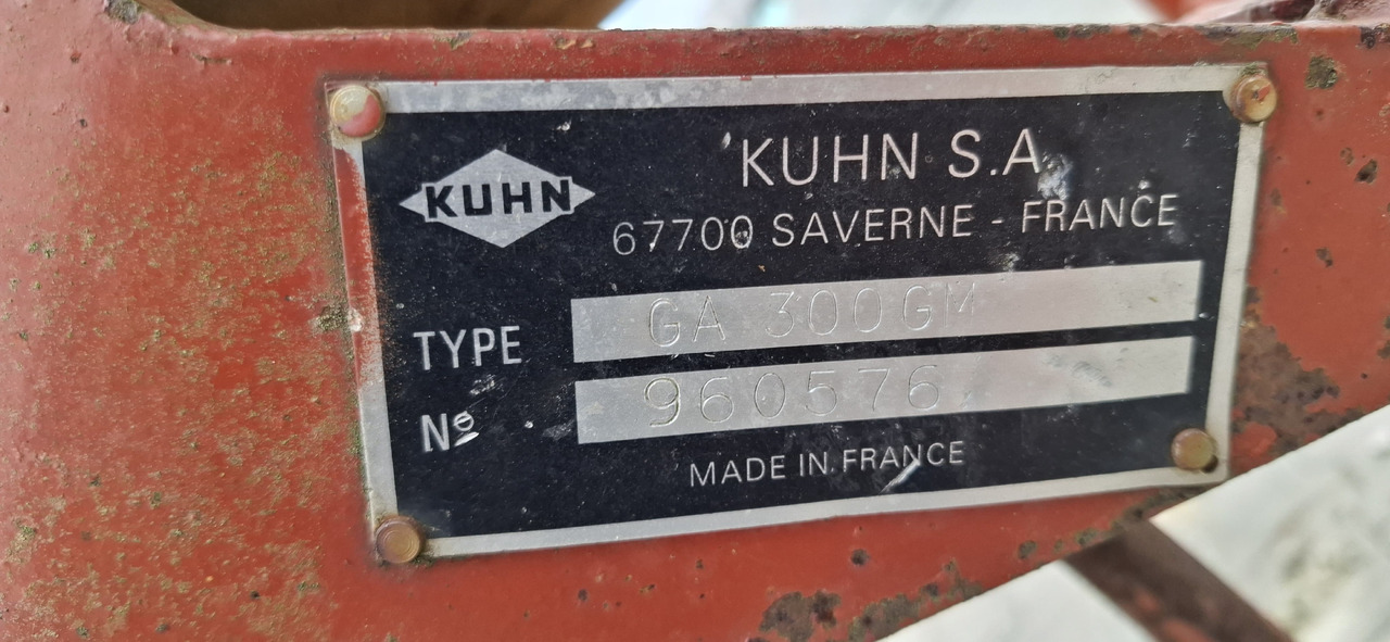 KUHN GA 300 GM - Prevrtač/ Grabuljač: slika 5 KUHN GA 300 GM - Prevrtač/ Grabuljač: slika 5
