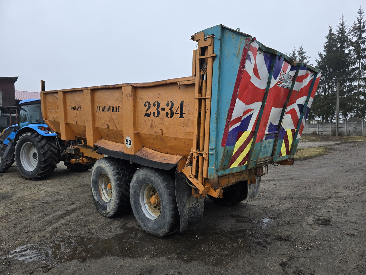 ROLLAND TURBOVRAC 23-34 - Traktorska prikolica za farmu/ Kiper: slika 5 ROLLAND TURBOVRAC 23-34 - Traktorska prikolica za farmu/ Kiper: slika 5