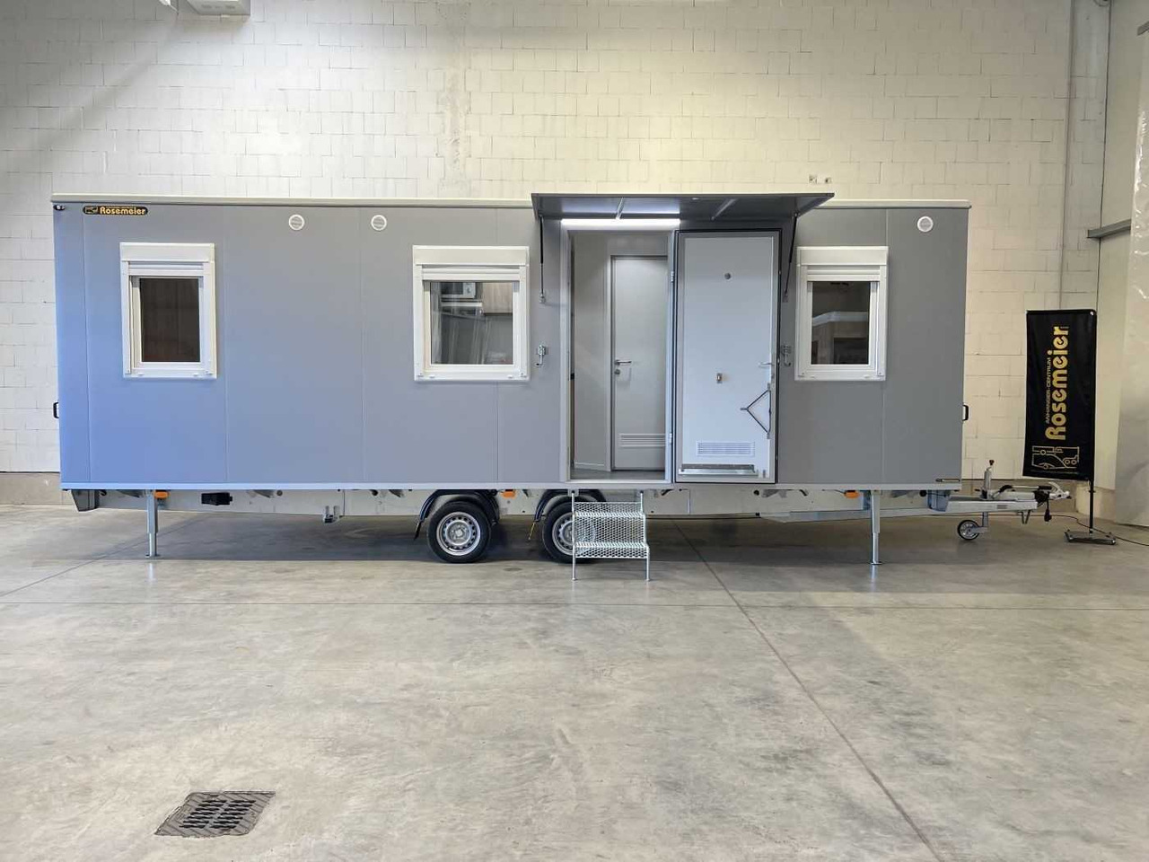 ROSEMEIER VE MOBI 7346 SP 1 Mannschaftswagen - Građevinski kontejner, Prikolica: slika 1 ROSEMEIER VE MOBI 7346 SP 1 Mannschaftswagen - Građevinski kontejner, Prikolica: slika 1