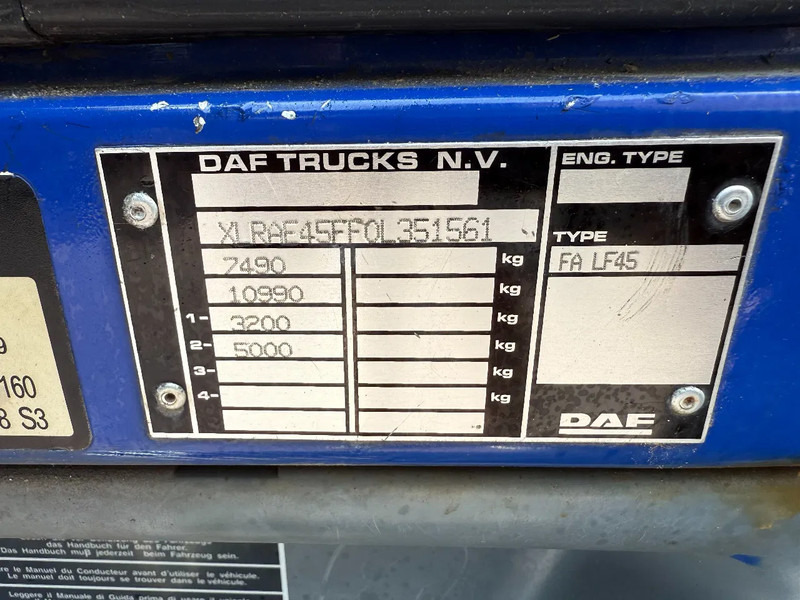 DAF LF 45.160 LF45-160 EEV Koffer mit Ladebordwand 8.300KG - Kamion sa zatvorenim sandukom: slika 5 DAF LF 45.160 LF45-160 EEV Koffer mit Ladebordwand 8.300KG - Kamion sa zatvorenim sandukom: slika 5