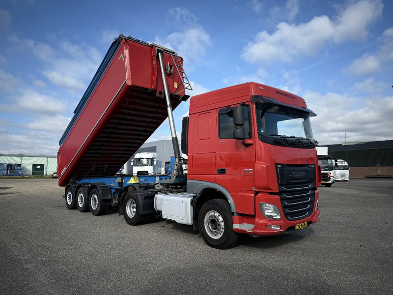 DAF XF 440 XF440 4X2 Komplett mit 2015 Schmitz Alu 27m3 Kipper €21899,- - Tegljač: slika 2 DAF XF 440 XF440 4X2 Komplett mit 2015 Schmitz Alu 27m3 Kipper €21899,- - Tegljač: slika 2