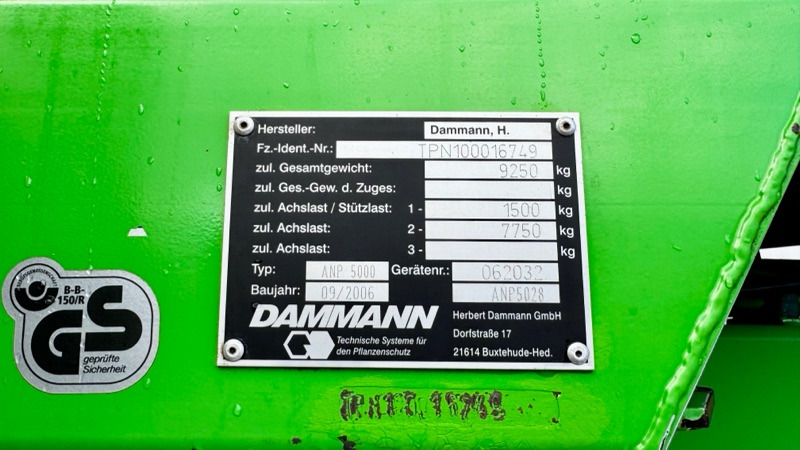Dammann ANP 5028 ProfiClass mit 30m Gestänge - Prskalica: slika 2 Dammann ANP 5028 ProfiClass mit 30m Gestänge - Prskalica: slika 2