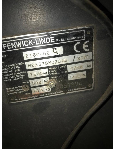 Linde E 16 C-02 - Električni viljuškar: slika 2 Linde E 16 C-02 - Električni viljuškar: slika 2