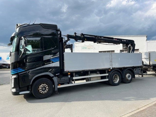 Volvo FH500 Baustoff LKW Hiap 177K Top gepflegt - Kamion sa dizalicom: slika 1 Volvo FH500 Baustoff LKW Hiap 177K Top gepflegt - Kamion sa dizalicom: slika 1