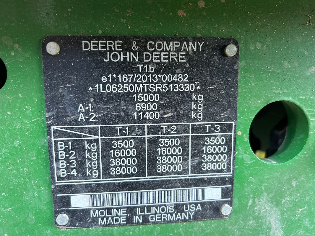 John Deere 6M 250 **MIETRÜCKLÄUFER** - Traktor: slika 3 John Deere 6M 250 **MIETRÜCKLÄUFER** - Traktor: slika 3