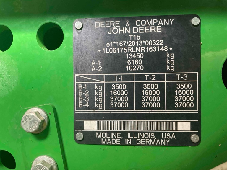 John Deere 6R 175 - Traktor: slika 1 John Deere 6R 175 - Traktor: slika 1