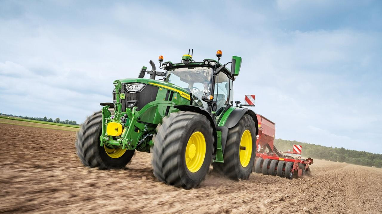 John Deere 6R185 Power Gard - Traktor: slika 1 John Deere 6R185 Power Gard - Traktor: slika 1