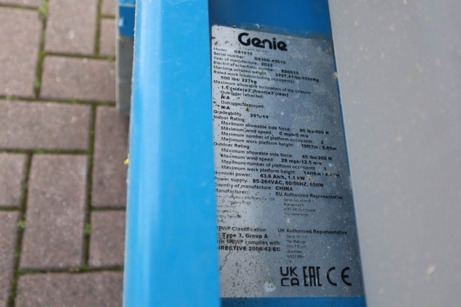 Lift u obliku makaza Genie GS1932 E-Drive New And Available Directly From Sto: slika 7