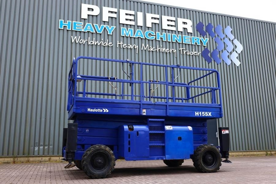 Haulotte H15SX Diesel, 4x4 Drive 15 Working Height, 500kg C - Lift u obliku makaza: slika 1 Haulotte H15SX Diesel, 4x4 Drive 15 Working Height, 500kg C - Lift u obliku makaza: slika 1