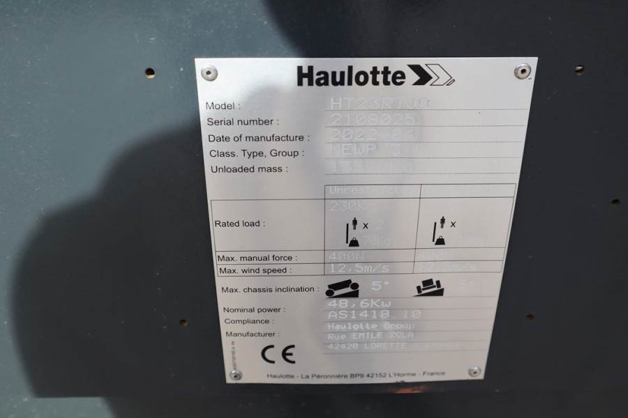 Haulotte HT23RTJ O Valid Inspection, *Guarantee! Diesel, 4x - Teleskopska platforma: slika 5 Haulotte HT23RTJ O Valid Inspection, *Guarantee! Diesel, 4x - Teleskopska platforma: slika 5