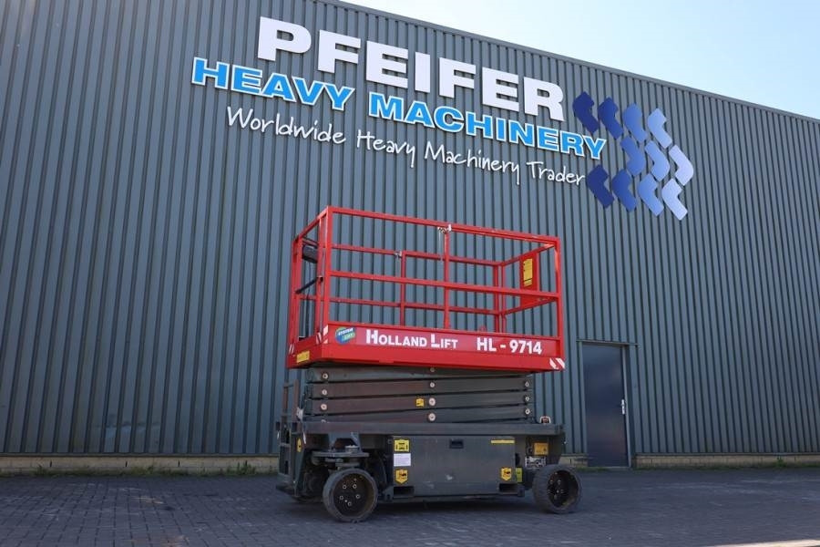 Holland Lift Ecostar HL-9714 Electric, 12m Working Height, 325k - Lift u obliku makaza: slika 1 Holland Lift Ecostar HL-9714 Electric, 12m Working Height, 325k - Lift u obliku makaza: slika 1