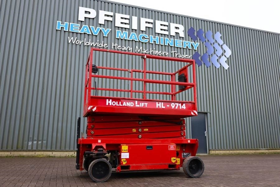 Holland Lift Ecostar HL-9714 Electric, 12m Working Height, 325k - Lift u obliku makaza: slika 1 Holland Lift Ecostar HL-9714 Electric, 12m Working Height, 325k - Lift u obliku makaza: slika 1