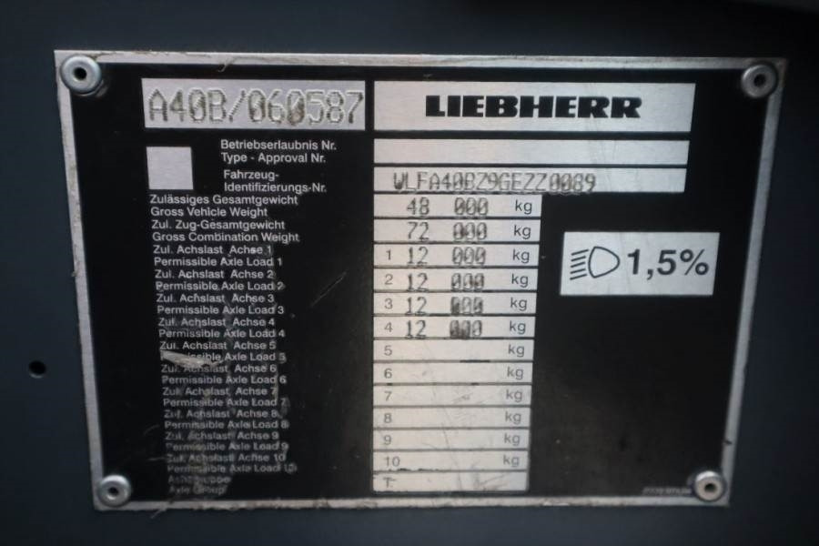 Liebherr LTM1070-4.2 Dutch Vehicle Registration, Valid Insp - Autokran za sve terene: slika 5 Liebherr LTM1070-4.2 Dutch Vehicle Registration, Valid Insp - Autokran za sve terene: slika 5