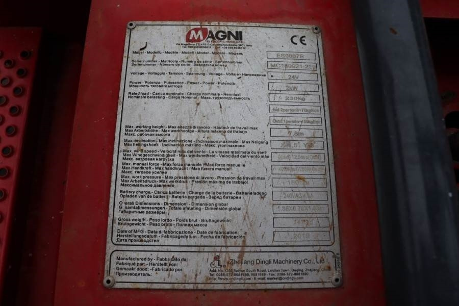 Lift u obliku makaza Magni ES0807E Available Directly From Stock, Electric, 7: slika 18 Lift u obliku makaza Magni ES0807E Available Directly From Stock, Electric, 7: slika 18