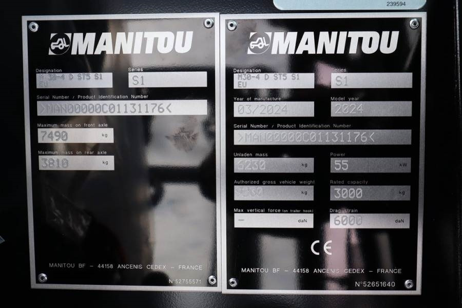Manitou M30-4 Valid inspection, *Guarantee! Diesel, 4x4 D - Terenski viljuškar: slika 4 Manitou M30-4 Valid inspection, *Guarantee! Diesel, 4x4 D - Terenski viljuškar: slika 4