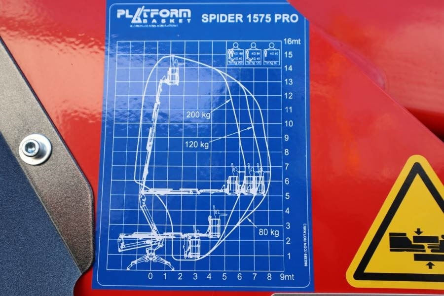 PLATFORM BAS Spider 15.75 PRO CE Declaration, Vali - Zglobna platforma, Pauk platforma: slika 3 PLATFORM BAS Spider 15.75 PRO CE Declaration, Vali - Zglobna platforma, Pauk platforma: slika 3
