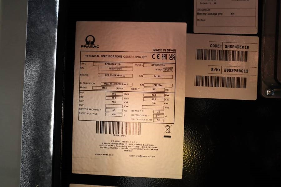 Pramac GPW60I/FS5 Valid inspection, *Guarantee! Diesel, 6 - Set generatora: slika 2 Pramac GPW60I/FS5 Valid inspection, *Guarantee! Diesel, 6 - Set generatora: slika 2