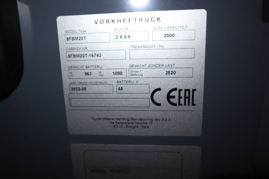 Toyota 8FBM20T Valid inspection, *Guarantee! Electric, 47 - Dizel viljuškar: slika 4 Toyota 8FBM20T Valid inspection, *Guarantee! Electric, 47 - Dizel viljuškar: slika 4