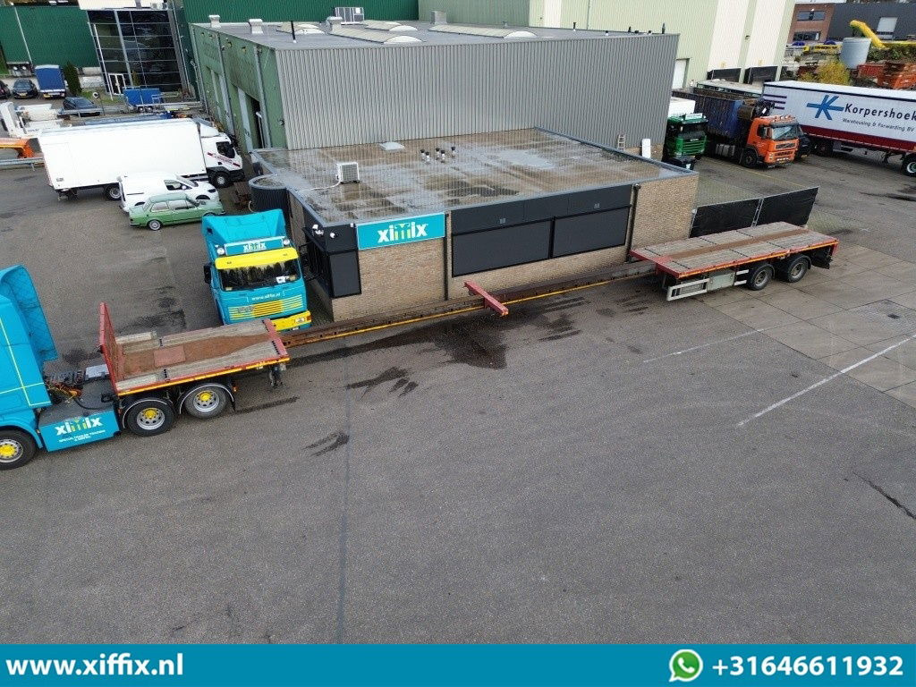 Faymonville 2-ass. Vlakke dubbel 2x uitschuifbare oplegger / 2x gestuurd - Plato poluprikolica: slika 1 Faymonville 2-ass. Vlakke dubbel 2x uitschuifbare oplegger / 2x gestuurd - Plato poluprikolica: slika 1